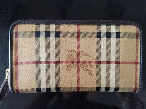 burberry leather long old wallet|authentic burberry wallet.